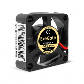 Вентилятор 12В DC EXEGATE EXTRAPOWER EP03010S2P Вентилятор 12В DC EXEGATE EXTRAPOWER EP03010S2P