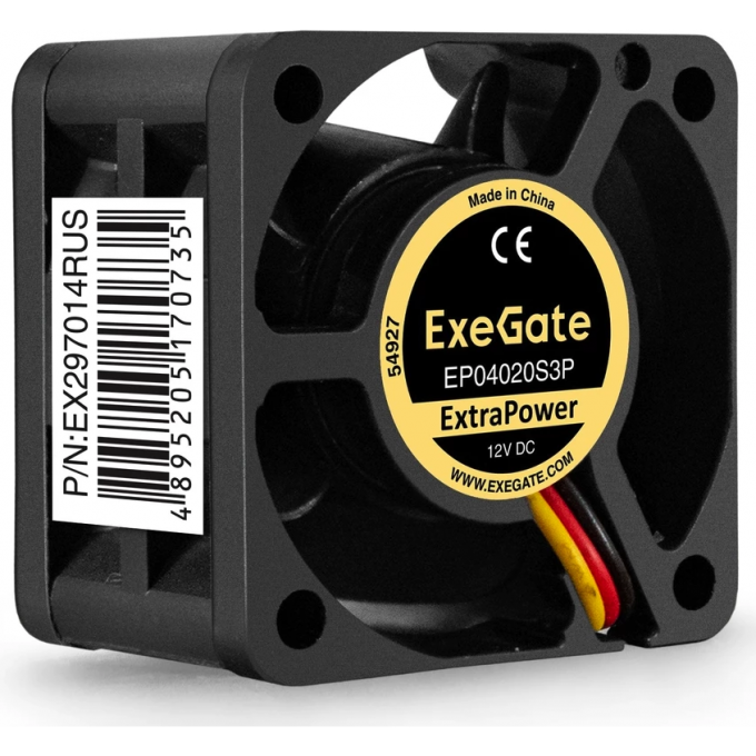 Вентилятор 12В DC EXEGATE EXTRAPOWER EP04020S3P EX297014RUS Вентилятор 12В DC EXEGATE EXTRAPOWER EP04020S3P EX297014RUS