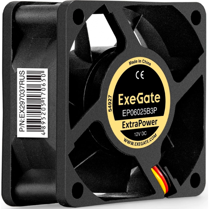 Вентилятор 12В DC EXEGATE EXTRAPOWER EP06025B3P EX297037RUS Вентилятор 12В DC EXEGATE EXTRAPOWER EP06025B3P EX297037RUS