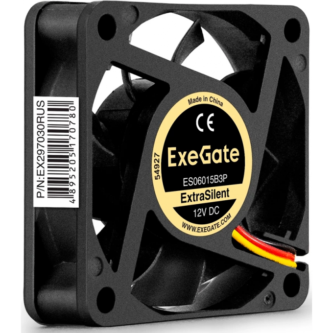 Вентилятор 12В DC EXEGATE EXTRASILENT ES06015B3P EX297030RUS Вентилятор 12В DC EXEGATE EXTRASILENT ES06015B3P EX297030RUS