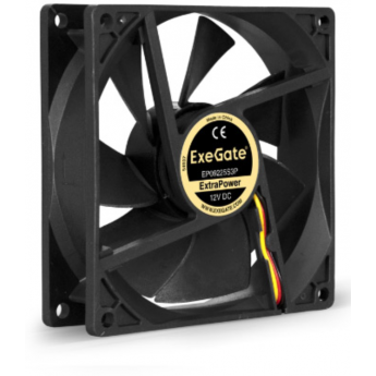 Вентилятор 12В DC EXEGATE EXTRASILENT ES09225S2P 92x92x25 мм Вентилятор 12В DC EXEGATE EXTRASILENT ES09225S2P 92x92x25 мм