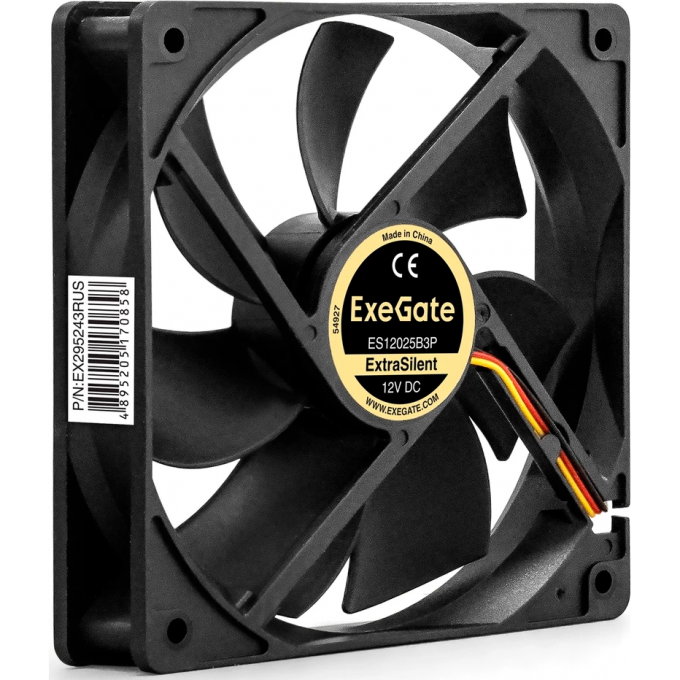 Вентилятор 12В DC EXEGATE EXTRASILENT ES12025B3P EX295243RUS Вентилятор 12В DC EXEGATE EXTRASILENT ES12025B3P EX295243RUS