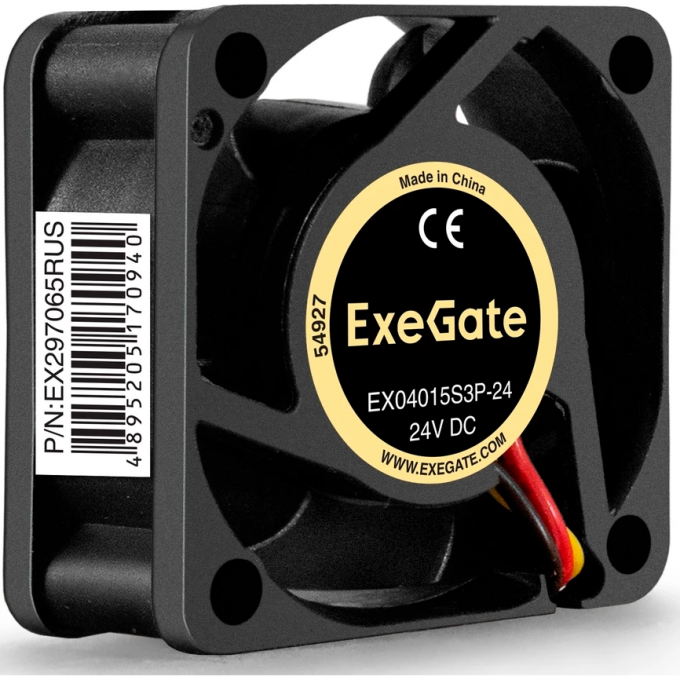 Вентилятор 24В DC EXEGATE EX04015S3P-24 EX297065RUS Вентилятор 24В DC EXEGATE EX04015S3P-24 EX297065RUS