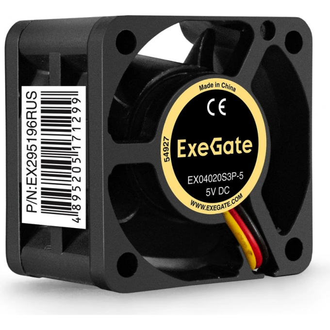 Вентилятор 5В DC EXEGATE EX04020S3P-5 EX295196RUS Вентилятор 5В DC EXEGATE EX04020S3P-5 EX295196RUS