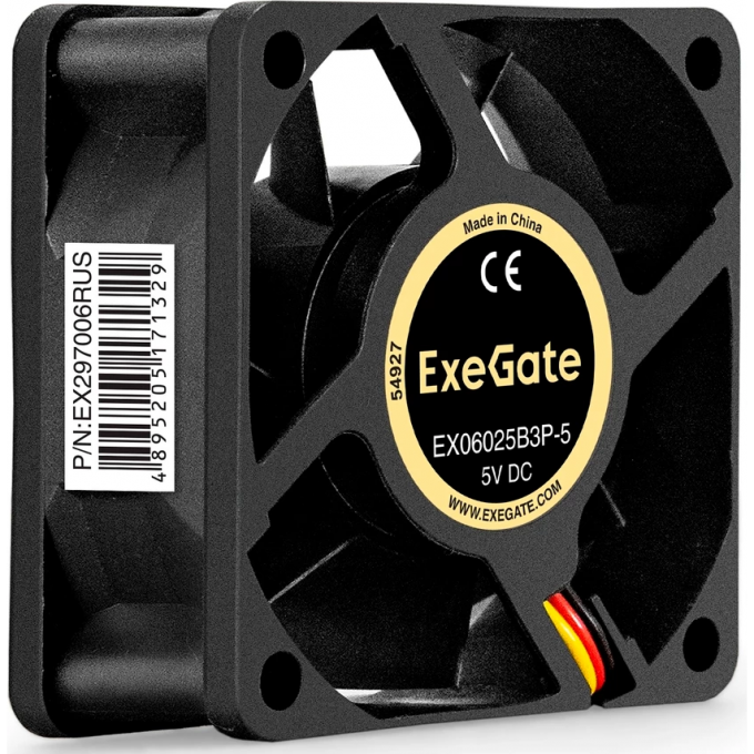 Вентилятор 5В DC EXEGATE EX06025B3P-5 EX297006RUS Вентилятор 5В DC EXEGATE EX06025B3P-5 EX297006RUS