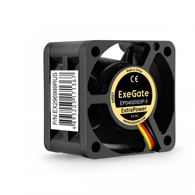 Вентилятор 5В DC EXEGATE EXTRAPOWER EP04020S3P-5 EX296999RUS Вентилятор 5В DC EXEGATE EXTRAPOWER EP04020S3P-5 EX296999RUS