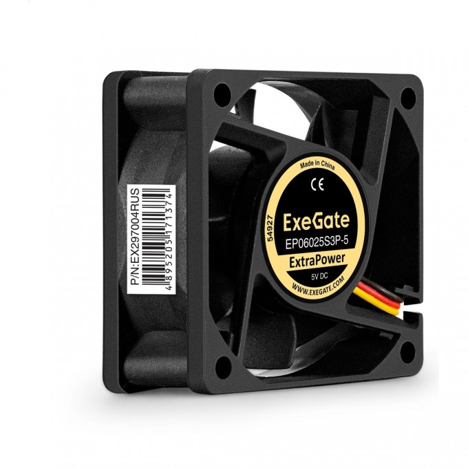 Вентилятор 5В DC EXEGATE EXTRAPOWER EP06025S3P-5 EX297004RUS Вентилятор 5В DC EXEGATE EXTRAPOWER EP06025S3P-5 EX297004RUS